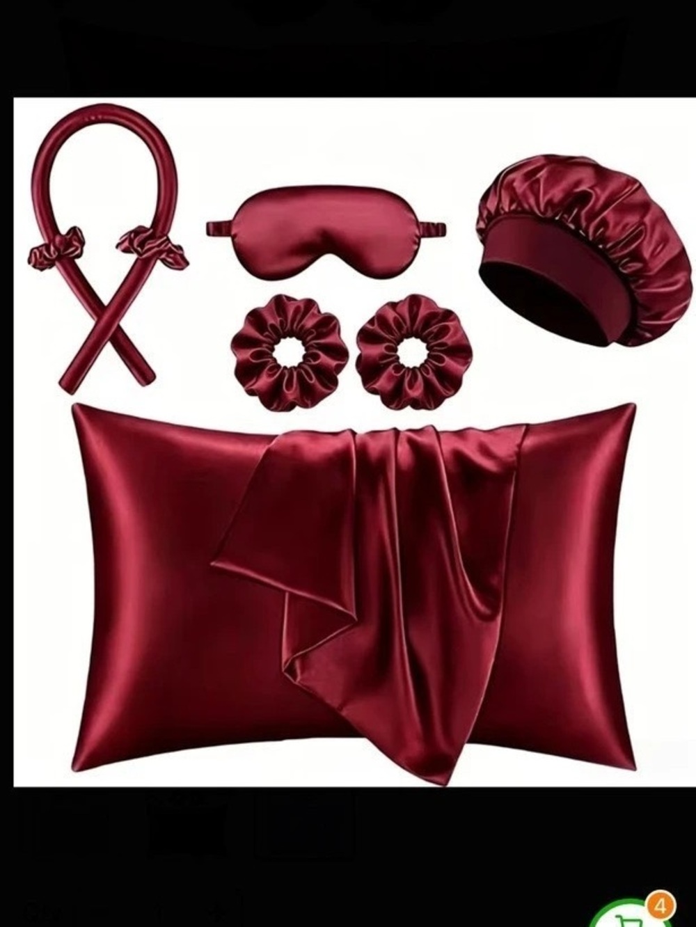 8-Piece Bridal Hair Accessory Set in Red NWT